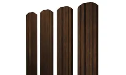 Штакетник Twin фигурный 0,45 Print Elite Chestnut Wood TwinColor. Артикул: 38104