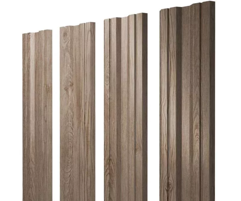 Штакетник Twin с прямым резом 0,45 Print Premium Almond Wood Fresh купить в екатеринбурге