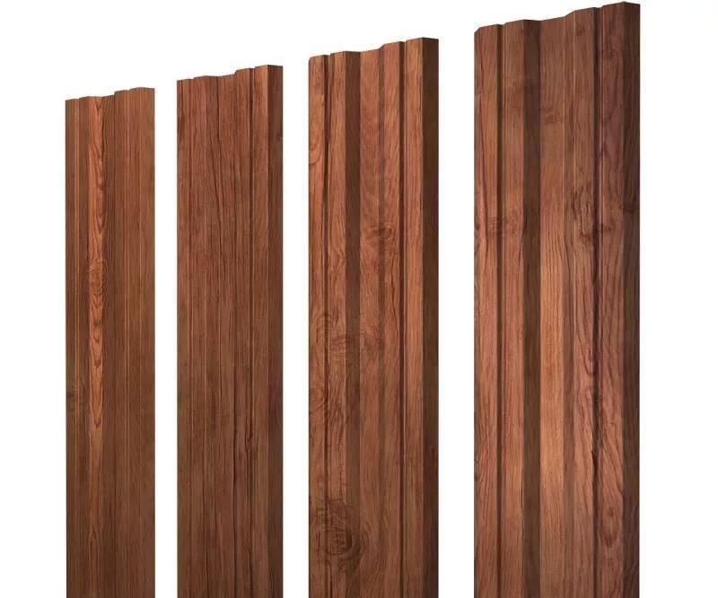 Штакетник Twin с прямым резом 0,45 Print Premium Rowan Wood Intense FTC купить в екатеринбурге