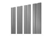 Штакетник Twin с прямым резом 0,5 PE RAL 7004 сигнальный серый – Купить оптом и в розницу