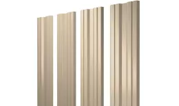 Штакетник Twin с прямым резом 0,5 Satin RAL 1015 светлая слоновая кость. Цена: 104 руб. Артикул: 39081