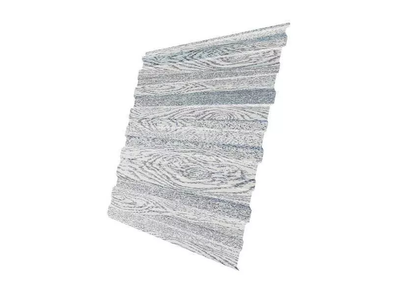 Профнастил Grand Line С10 R Print Premium РФ 0,45 мм Silver Wood Серебряное дерево купить в екатеринбурге