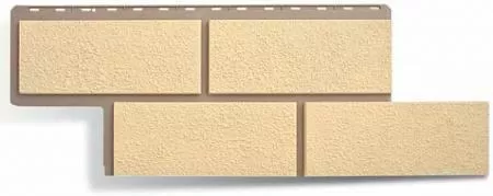 Фасадные панели Альта-Профиль Камень Неаполитанский Слоновая кость купить в екатеринбурге