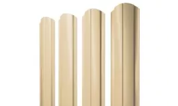 Штакетник Grand Line Slim Полукруглый фигурный 0,45 PE RAL 1014 Слоновая кость. Цена: 95 руб. Артикул: Slim_Fig_111