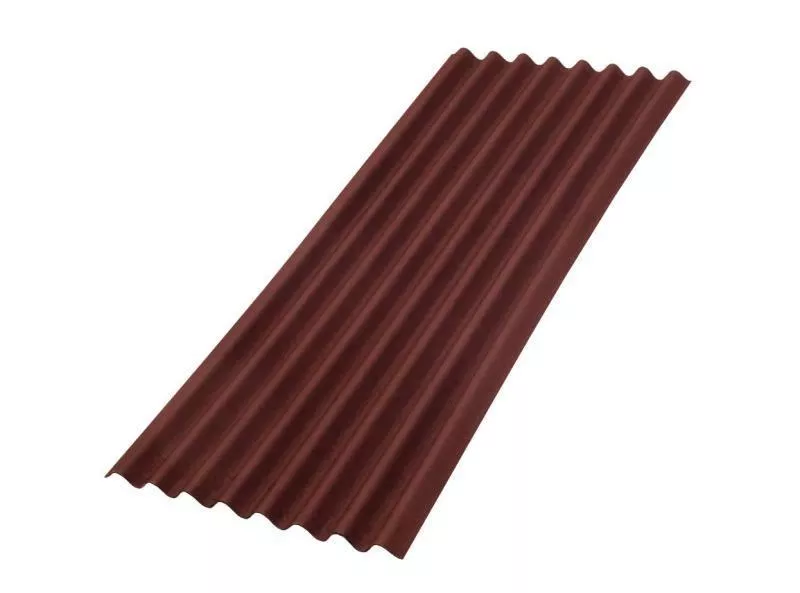 Кровельный лист Ондулин Smart 1950х950 мм, красный купить в екатеринбурге