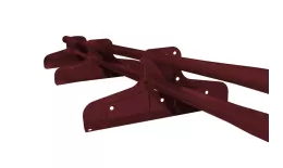 Снегозадержатель Стандарт Т4 d 40х20 RAL 3005 (1м). Цена: 1282 руб. Артикул: 43599
