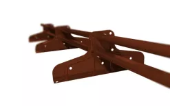 Снегозадержатель Стандарт Т4 d 40х20 RR29 (3м). Артикул: 43703