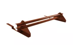 Снегозадержатель трубчатый для композитной черепицы RAL 8004 (1м). Цена: 1833 руб. Артикул: 43718