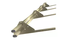 Снегозадержатель трубчатый на сендвич-панель/профнастил Стандарт RAL1014 3м. Артикул: 43763