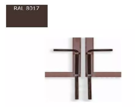 Стопор для ворот, СВ (50см) ППК RAL 8017 Коричневый купить в екатеринбурге