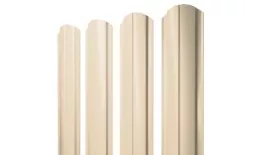 Штакетник Grand Line Slim Полукруглый фигурный 0,45 PE RAL 1015 Светлая слоновая кость. Цена: 95 руб. Артикул: Slim_Fig_112