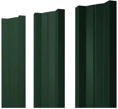 Штакетник Grand Line П-образный А фигурный 0,5 Velur RAL 6020 Хромовая зелень купить в екатеринбурге