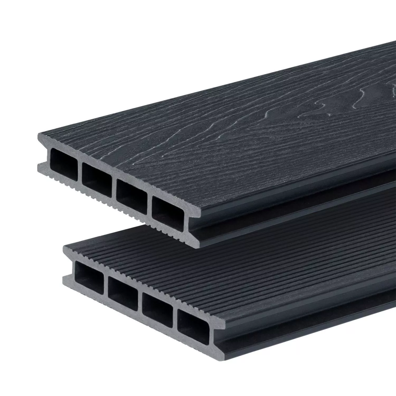 Террасная доска GRINDERDECO, ДПК, асфальт, 3D тиснение  дуб , 150х25х3000мм купить в екатеринбурге