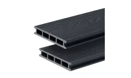 Террасная доска GRINDERDECO, ДПК, асфальт, брашированный мелкий вельвет, 150х25х3000мм. Цена: 2124 руб. Артикул: 49020