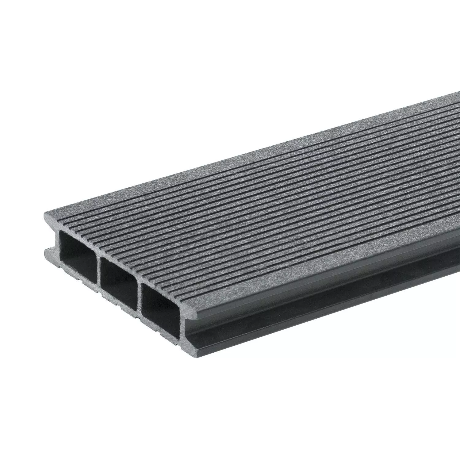 Террасная доска GRINDERDECO, ДПК, асфальт, шлифованный мелкий вельвет, 125х25х3000мм купить в екатеринбурге