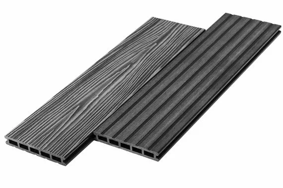 Террасная доска из ДПК UnoDeck Mogano, графит 3м купить в екатеринбурге