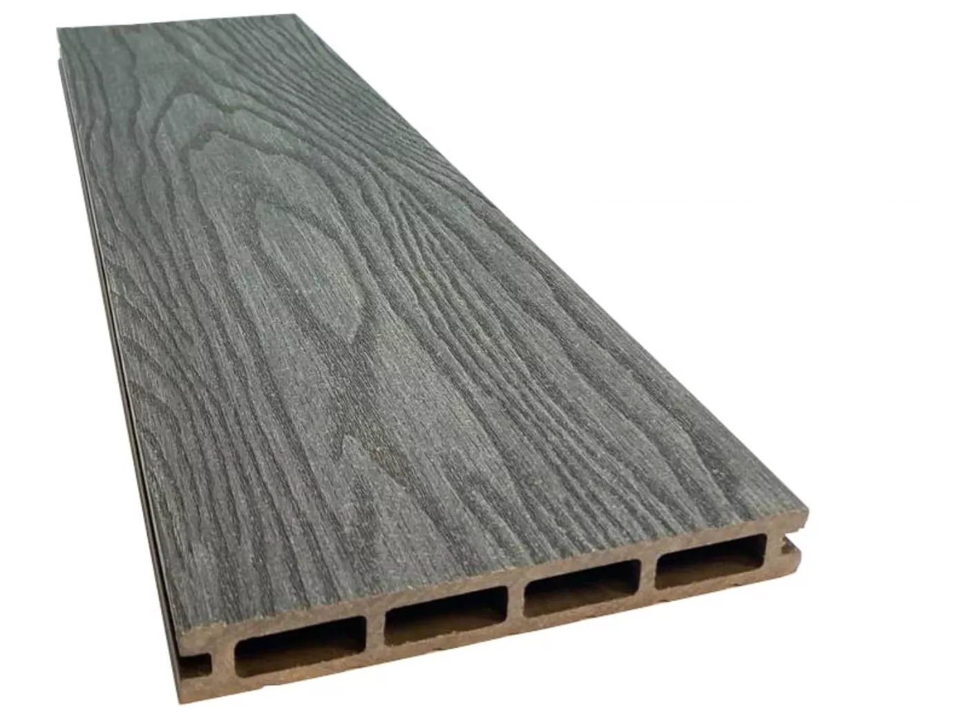 Террасная доска Slim 3D с тиснением под дерево серый купить в екатеринбурге