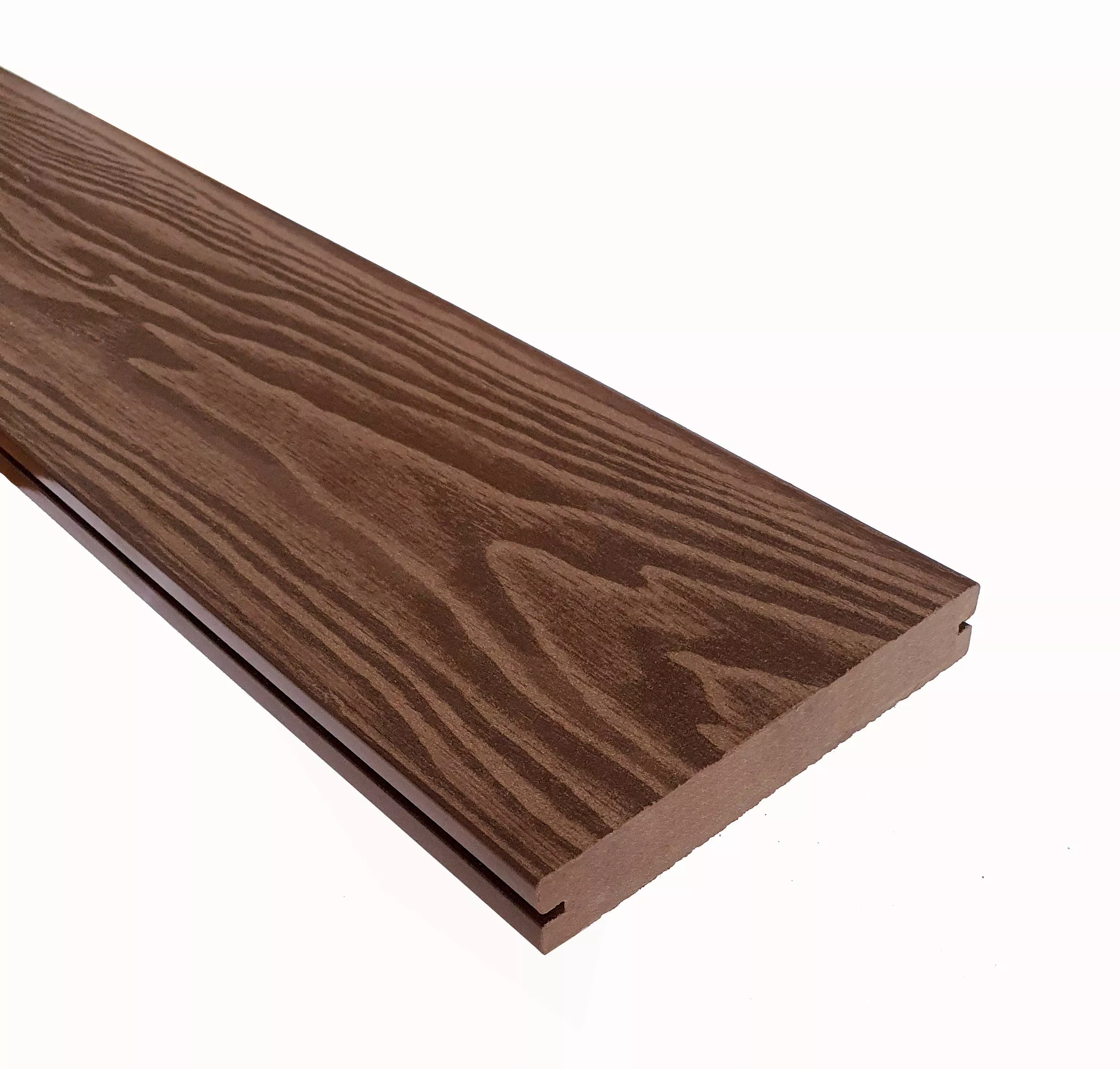 Террасная доска ТЕРРАпол полнотелая с пазом СМАРТ 3D Орех Милано 130х24х3000мм купить в екатеринбурге