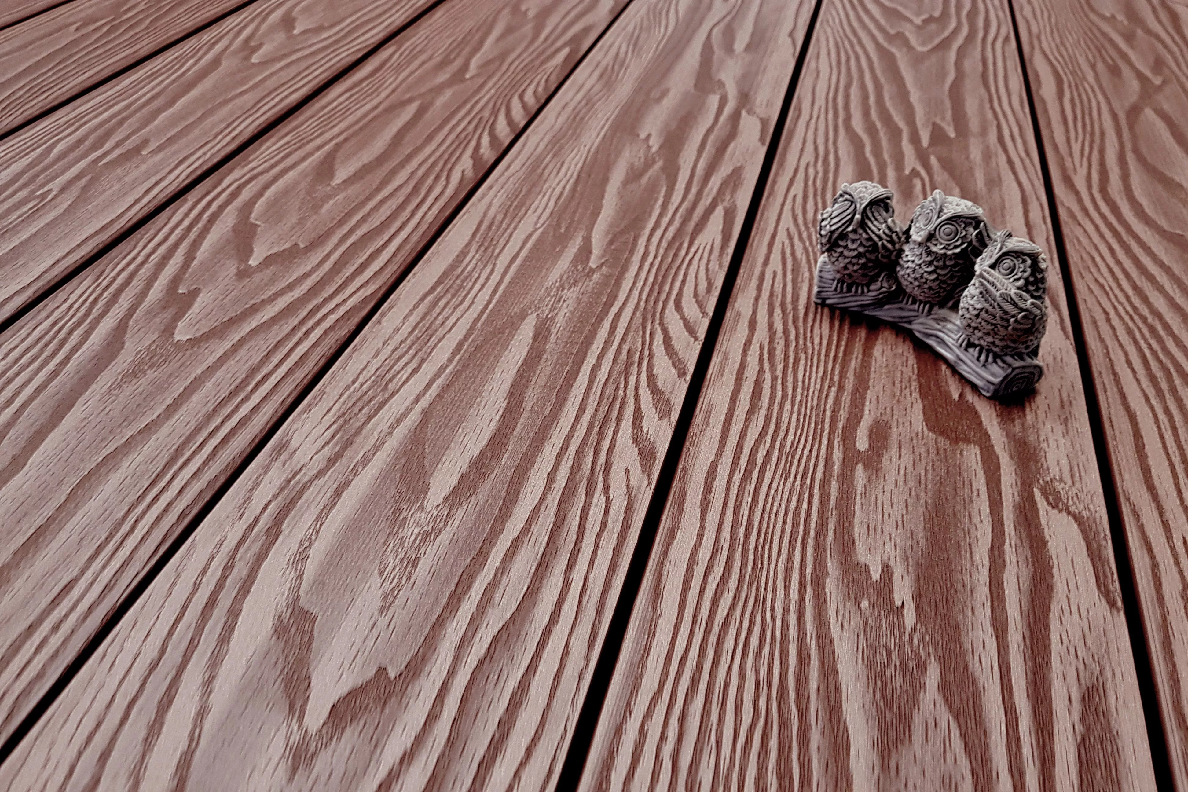 Террасная доска ТЕРРАпол полнотелая с пазом СМАРТ 3D Орех Милано 130х24х4000мм купить в екатеринбурге