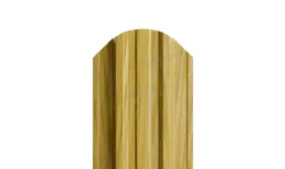 Штакетник металлический МЕТАЛЛ ПРОФИЛЬ ELLIPSE-T 19х126 (ECOSTEEL_T-12-Орех-0.45). Цена: 1023 руб. Артикул: 39613