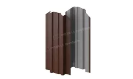 Штакетник металлический МЕТАЛЛ ПРОФИЛЬ TRAPEZE-O 16,5х118 (VALORI-20-Brown-0.5). Цена: 1169 руб. Артикул: 39677