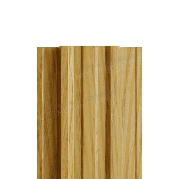 Штакетник металлический МЕТАЛЛ ПРОФИЛЬ TRAPEZE-T 16,5х118 (ECOSTEEL_MA-01-Бразил. Вишня-0.5) купить в екатеринбурге