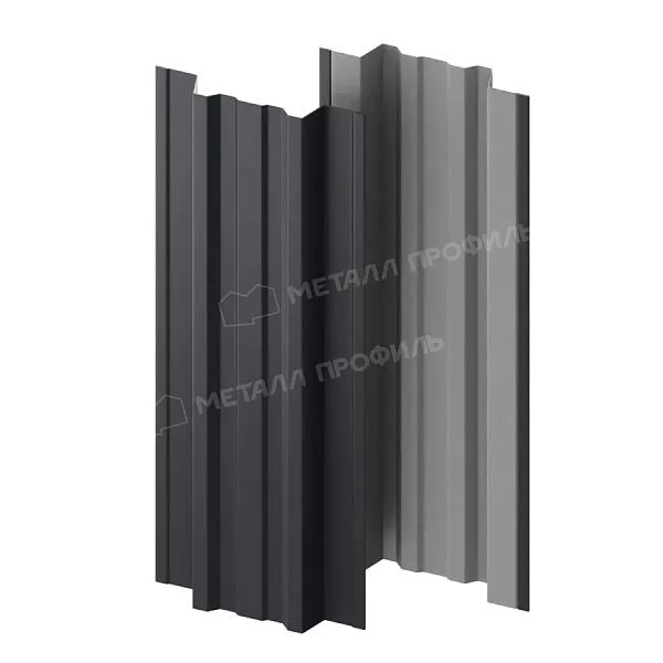 Штакетник металлический МЕТАЛЛ ПРОФИЛЬ TRAPEZE-T 16,5х118 (ПЭ-01-7024-0.4) купить в екатеринбурге