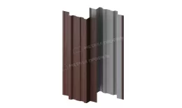 Штакетник металлический МЕТАЛЛ ПРОФИЛЬ TRAPEZE-T 16,5х118 (VikingMP E-20-8017-0.5). Цена: 1294 руб. Артикул: 39788