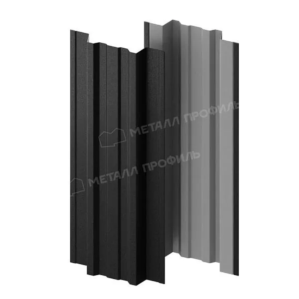 Штакетник металлический МЕТАЛЛ ПРОФИЛЬ TRAPEZE-T 16,5х118 (VikingMP-01-9005-0.45) купить в екатеринбурге