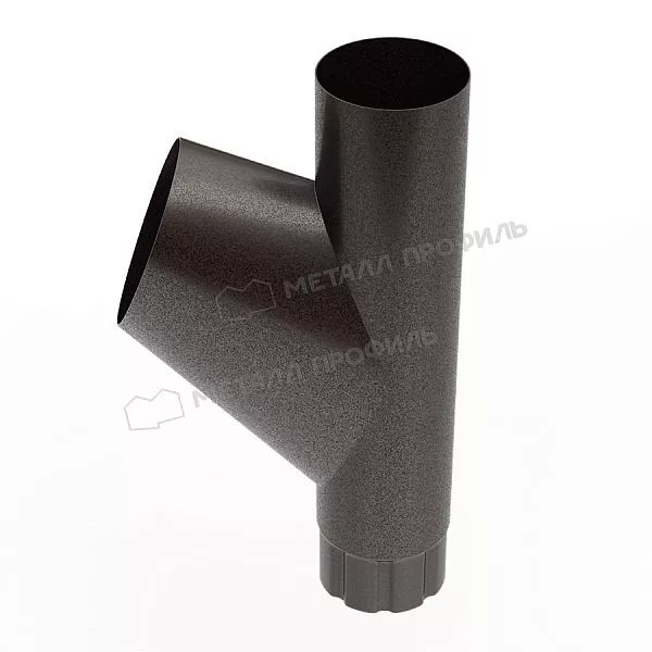 Тройник трубы МЕТАЛЛ ПРОФИЛЬ Foramina PUR D100 DarkBrown купить в екатеринбурге