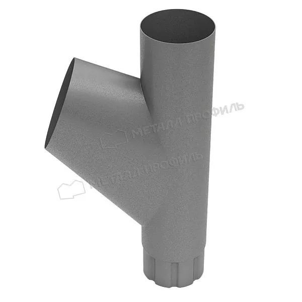 Тройник трубы МЕТАЛЛ ПРОФИЛЬ Foramina PUR D100 Grey купить в екатеринбурге