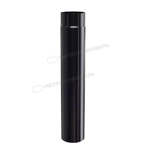 Труба водосточная МЕТАЛЛ ПРОФИЛЬ PURMAN BLACK EDITION D100х3000 Ral 9005 купить в екатеринбурге