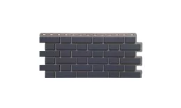Фасадная панель Fineber КИРПИЧ KLINKER Асфальт. Артикул: 47517