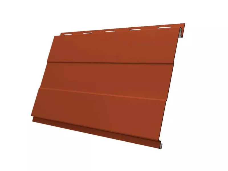 Вертикаль 0,2 prof 0,5 Satin Matt TX с пленкой RAL 8004 терракота купить в екатеринбурге