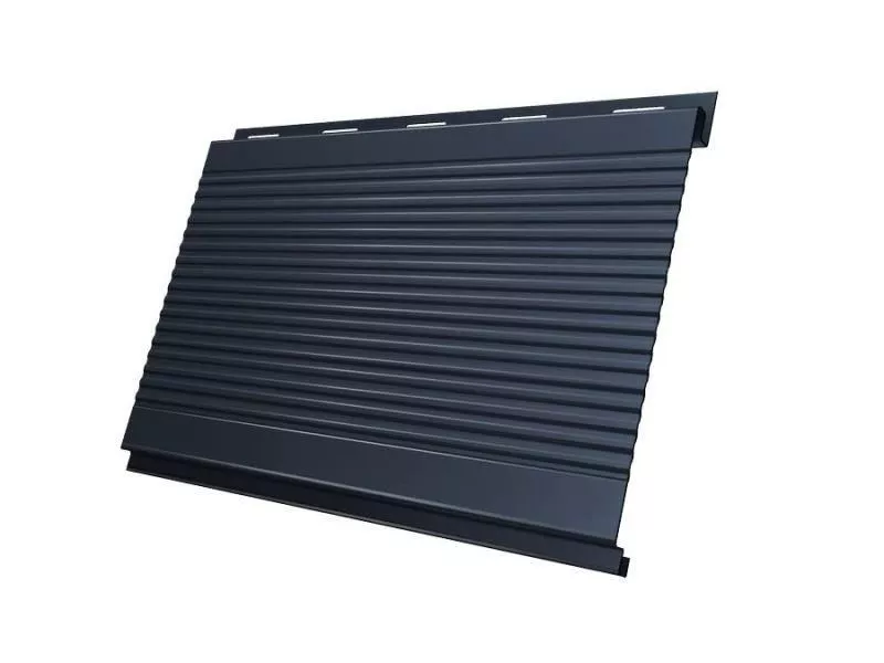 Вертикаль 0,2 gofr 0,5 Satin Matt TX с пленкой RAL 7024 мокрый асфальт купить в екатеринбурге