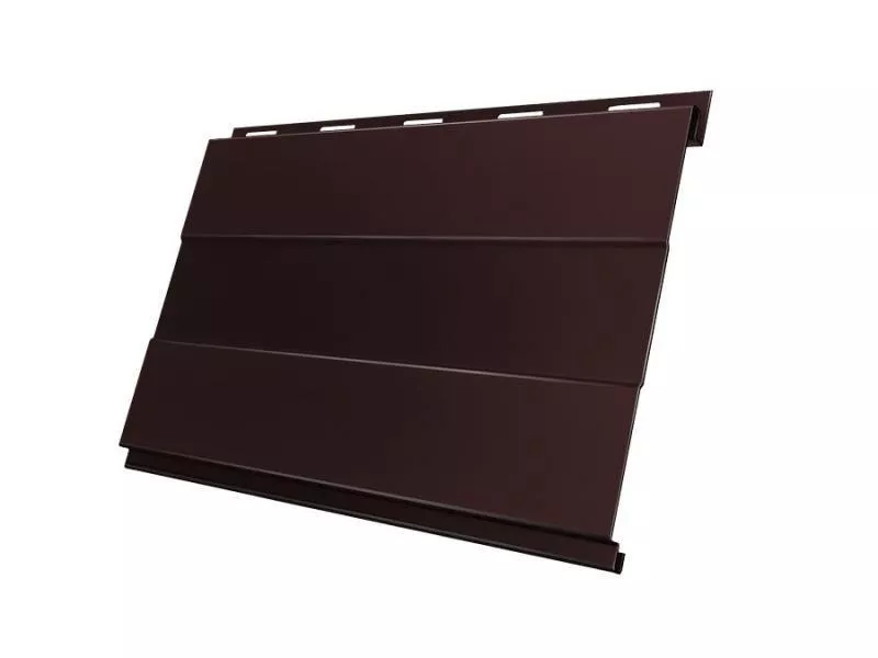 Вертикаль 0,2 prof 0,5 Satin Matt с пленкой RAL 8017 шоколадный купить в екатеринбурге