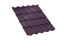 Металлочерепица Трамонтана-S VALORI 0.5 мм Violet Тёмно-фиолетовый. Цена: 740 руб. Артикул: tramont_valori-violets
