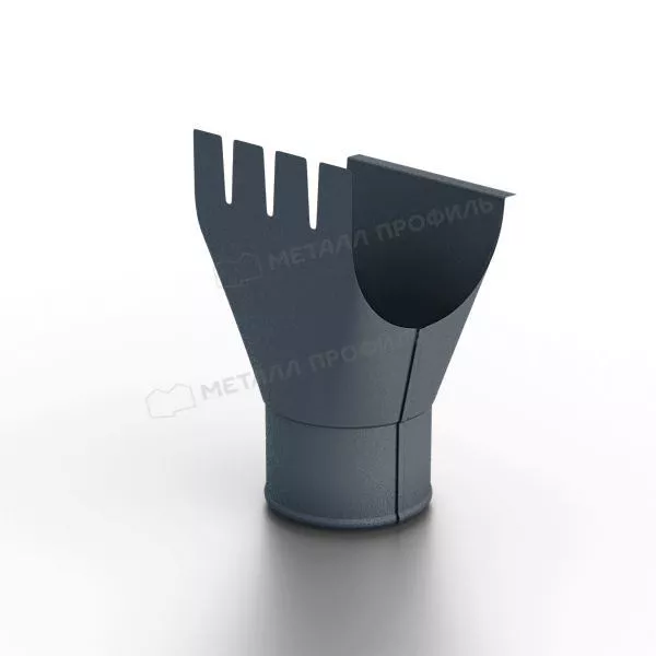 Воронка выпускная МЕТАЛЛ ПРОФИЛЬ Foramina Freeze D125/100 Grey купить в екатеринбурге
