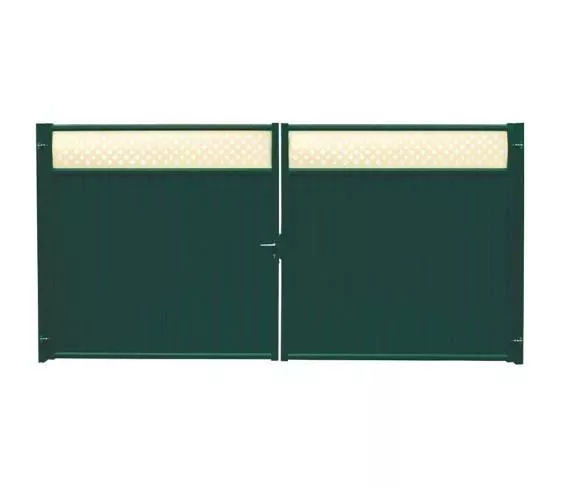 Ворота Estet Plus 2,4х3,6 RAL 6005/1014 В.070.12-00-0 GL купить в екатеринбурге