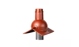 Выход канализации коньковый Krovent Pipe-cone кирпичный. Артикул: 42976