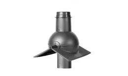 Выход канализации коньковый Krovent Pipe-cone серый. Артикул: 42967