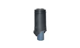Выход канализации Krovent Pipe-VT 125/100 IS черный. Артикул: 42953