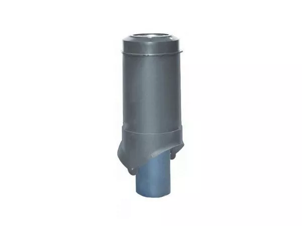 Выход канализации Krovent Pipe-VT 125/100 IS серый купить в екатеринбурге