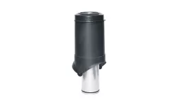 Выход вентиляции Krovent Pipe-VT 125 is черный. Артикул: 42947
