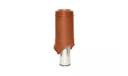 Выход вентиляции Krovent Pipe-VT 125 is кирпичный. Артикул: 42945