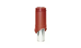 Выход вентиляции Krovent Pipe-VT 150 is красный. Артикул: 42968
