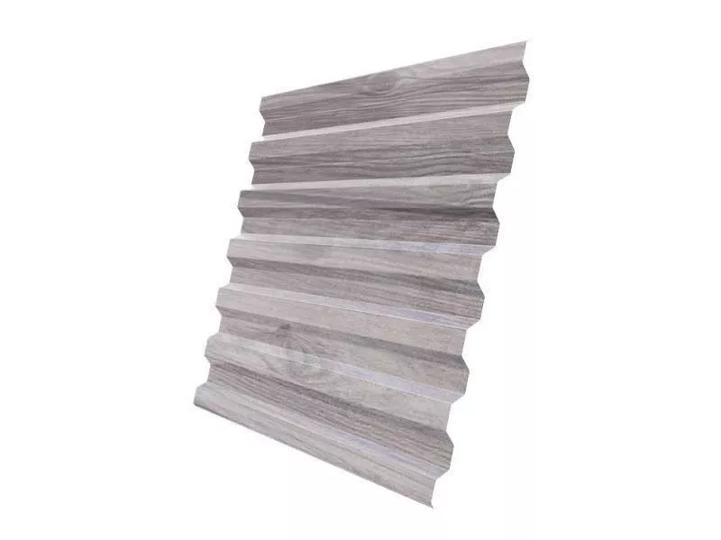 Профнастил Grand Line С21 R Print Elite 0,45 мм White Wood Беленый Дуб купить в екатеринбурге