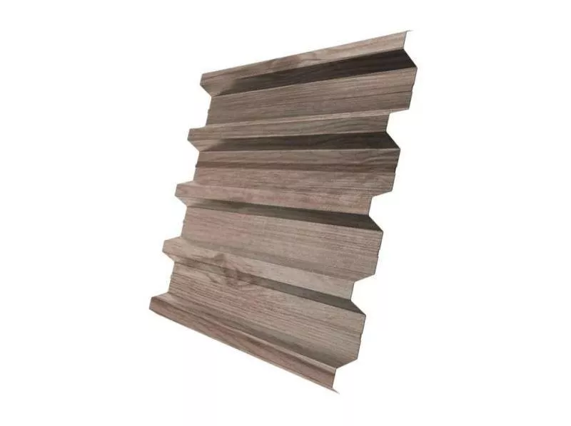 Профнастил Grand Line Н60 R Print Elite 0,45 мм White Wood Беленый Дуб купить в екатеринбурге