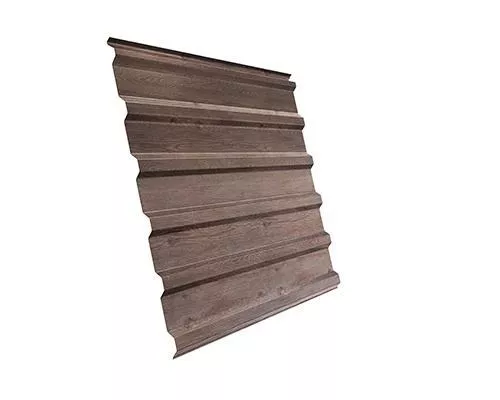 Профнастил Grand Line С20 A Print Elite 0,45 мм White Wood Беленый Дуб купить в екатеринбурге