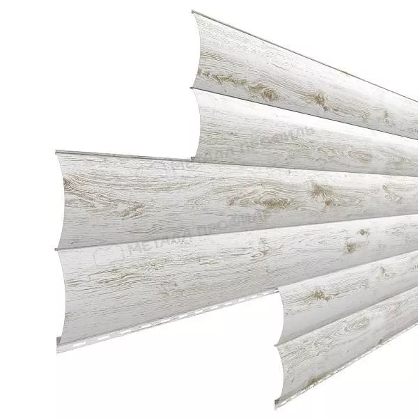 Сайдинг МЕТАЛЛ ПРОФИЛЬ Woodstock-28х330 (ECOSTEEL_MA-01-Беленый Дуб-0.5) купить в екатеринбурге